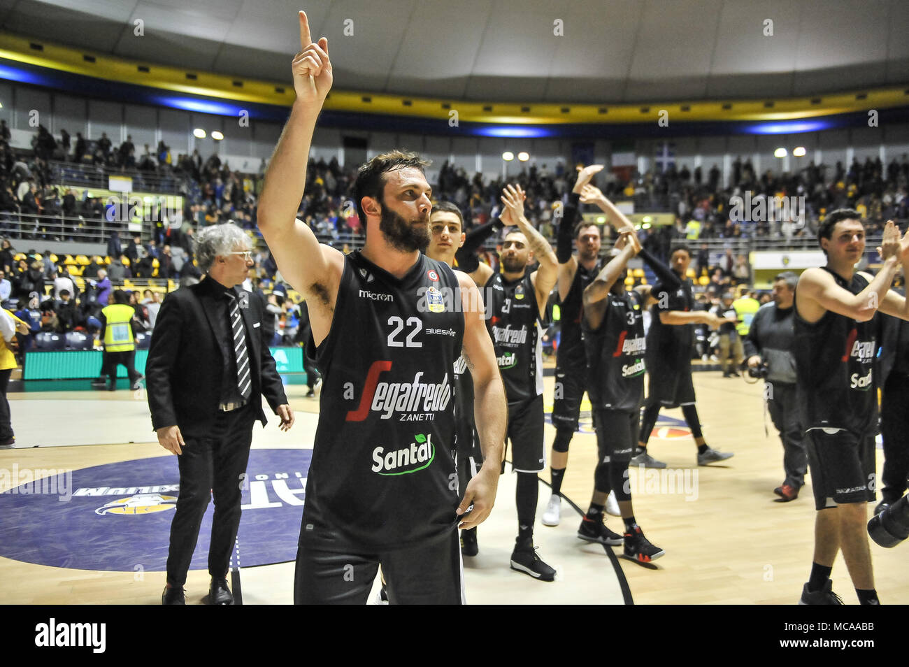 Segafredo Virtus Bologna during the CAMPIONATO BASKET SERIE A 2017/18
