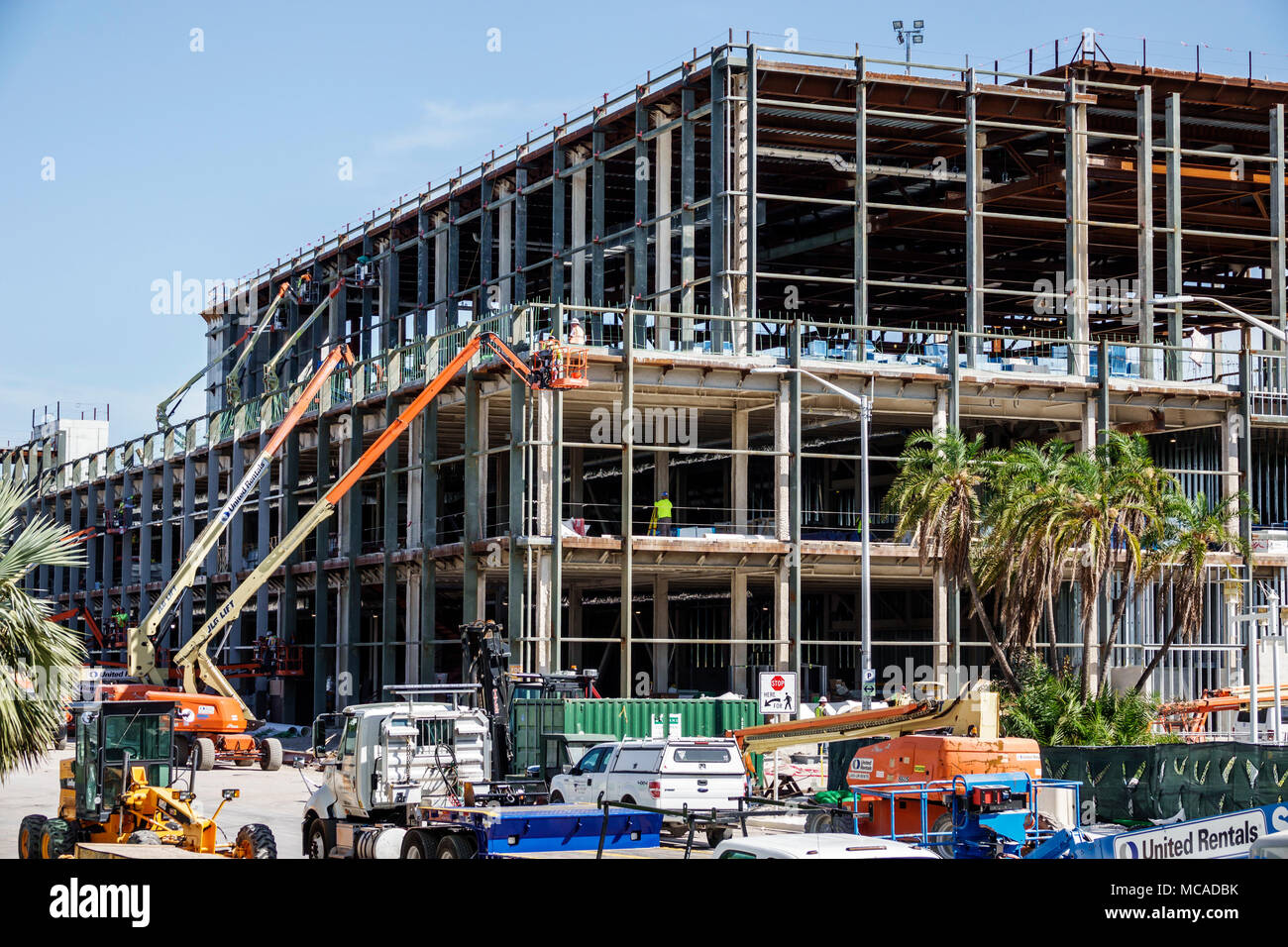 Florida, FL South, Miami Beach, Convention Center, building addition