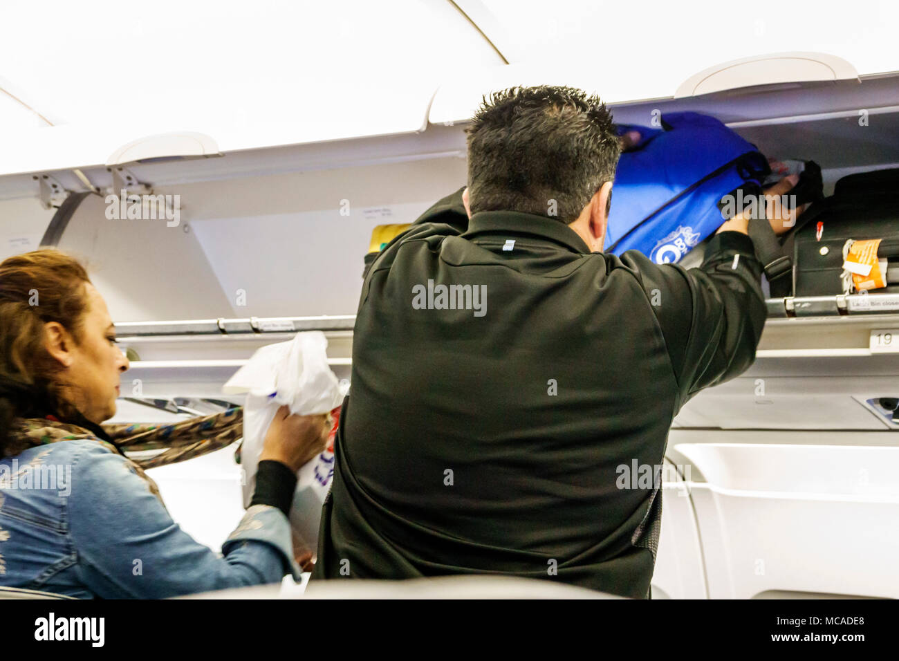 Florida,FL South,Miami,Miami International Airport MIA,airplane cabin