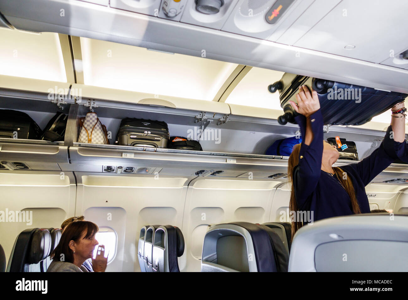airline overhead luggage