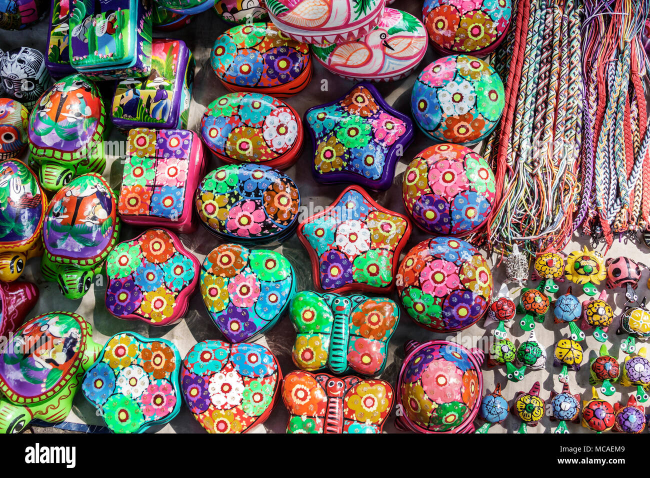 Mexico City,Mexican,Hispanic,Coyoacan,Del Carmen,Museo Nacional de Culturas Populares,National Museum of Popular Culture,exterior outside,folk art,ven Stock Photo