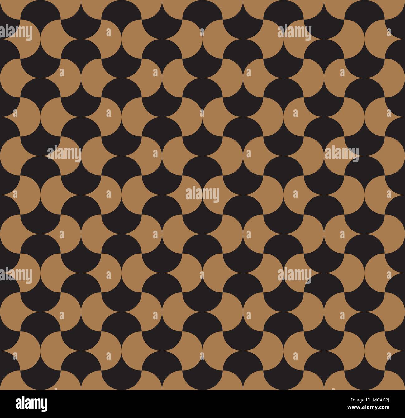 Modern repeating seamless pattern of repeat round shapes. Stylish texture.  Geometric background. Vector illustration Stock Vector Image & Art - Alamy