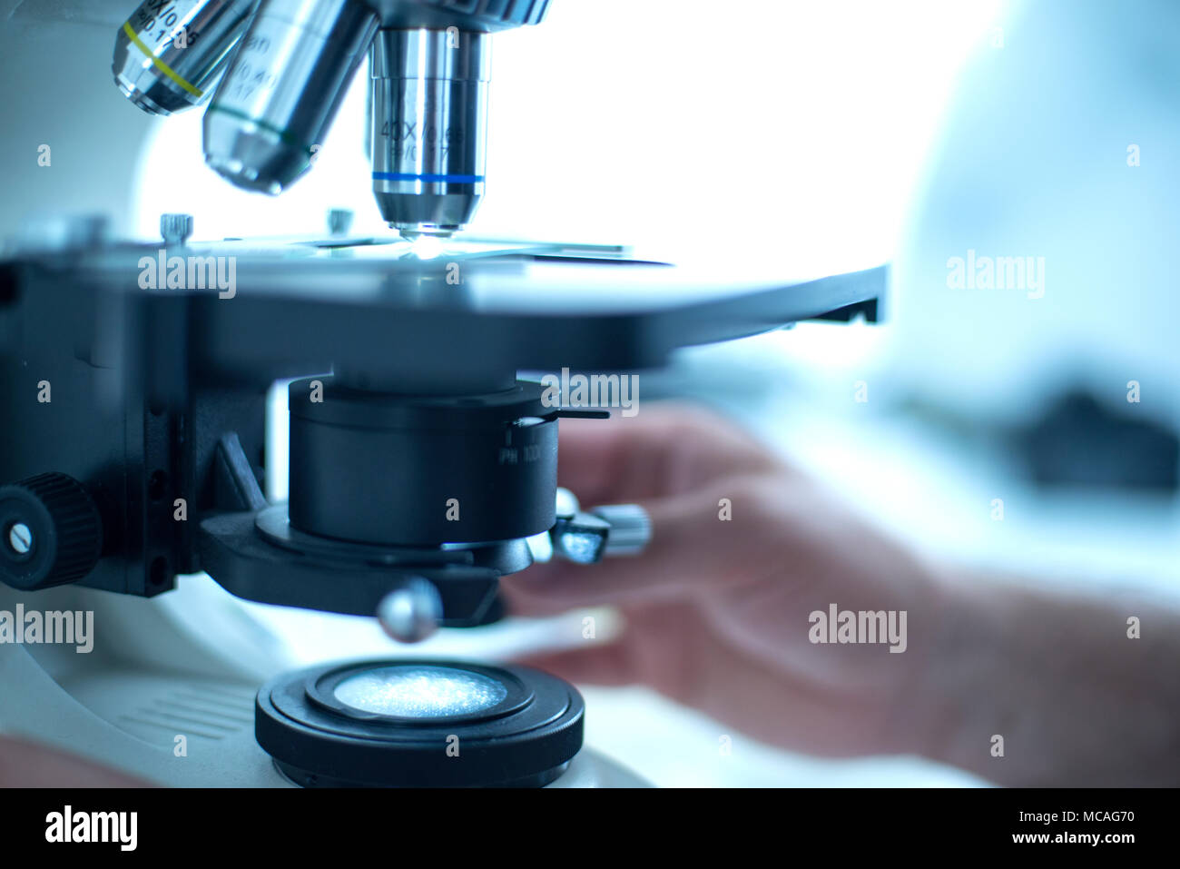 Laboratory Equipment Optical Microscope.Microscope is used for