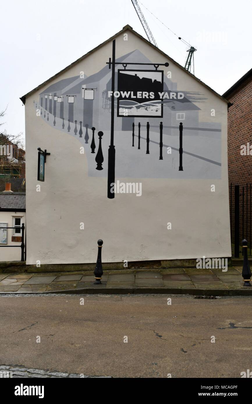Fowlers Yard in Durham Stock Photo Alamy