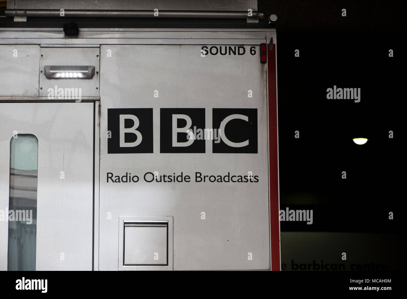 Bbc radio outside broadcast vehicle hires stock photography and images