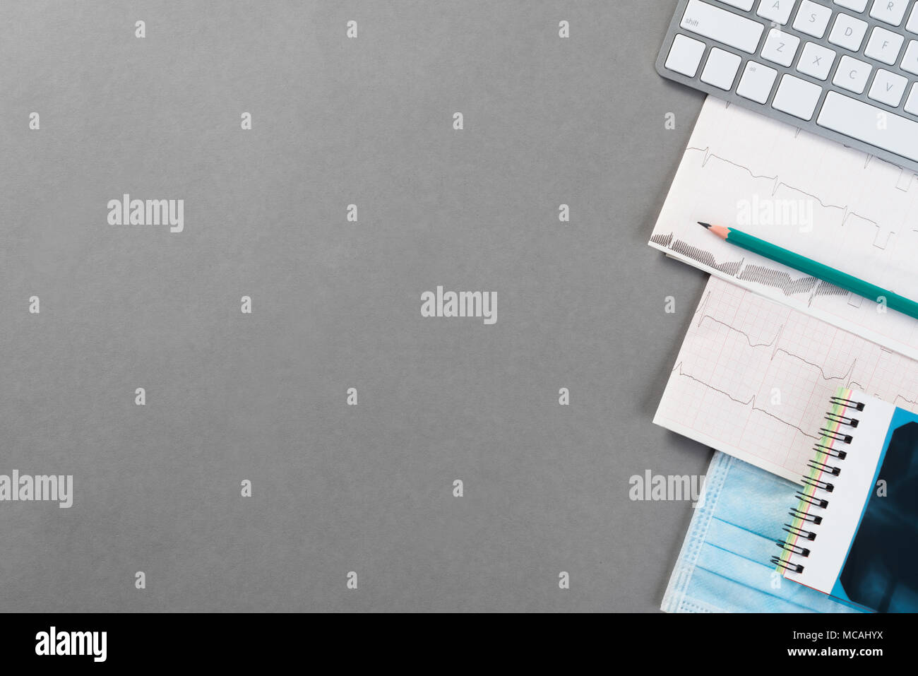 Workplace of health worker Stock Photo - Alamy
