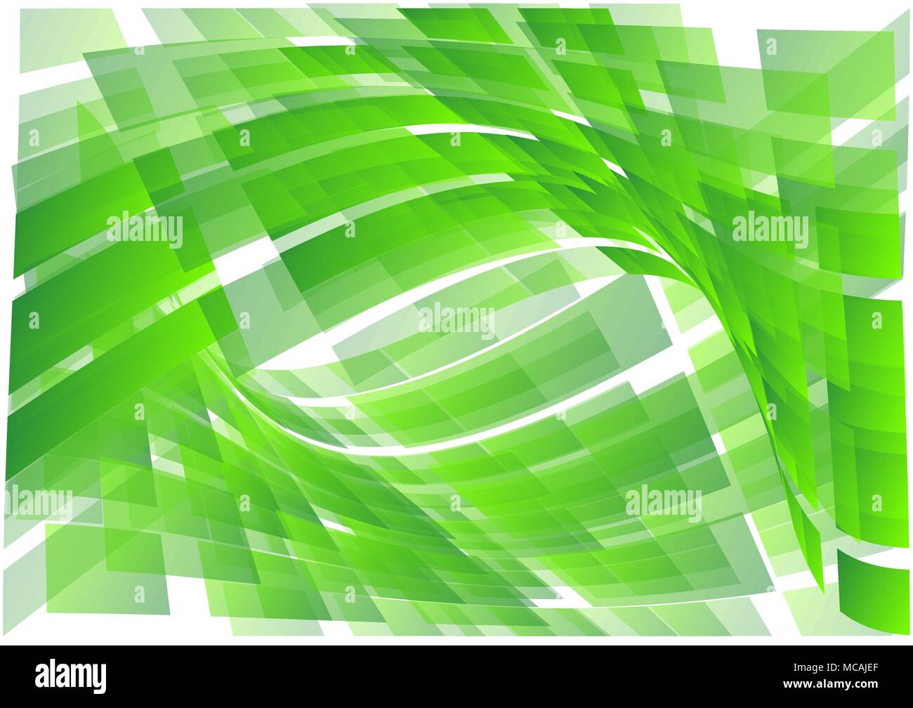 abstract green background with cubes Stock Vector