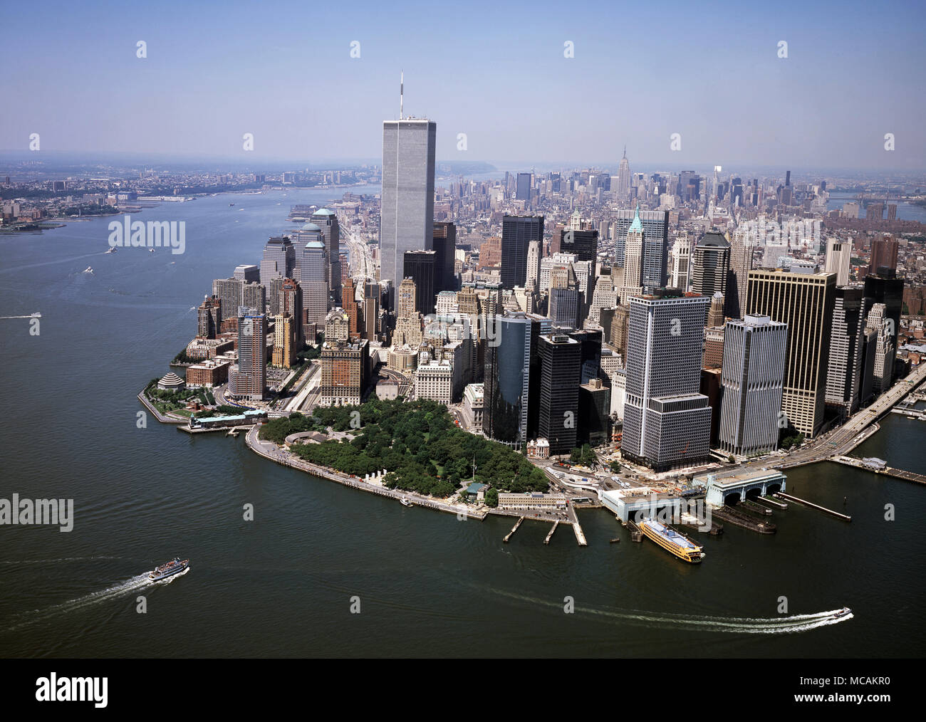 Battery Park is a 25 acre (10 hectare) public park located at the Battery, the southern tip of