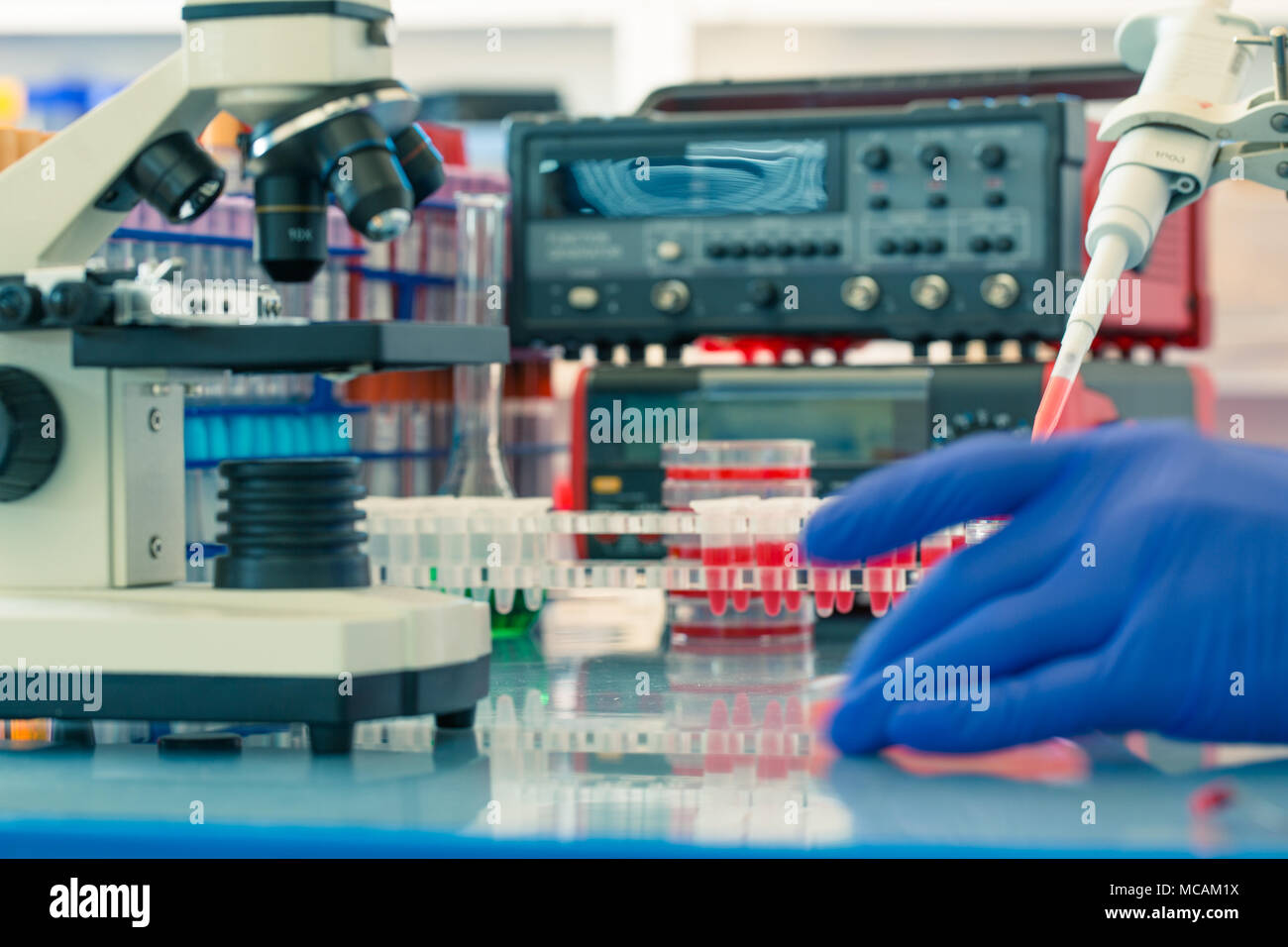 Laboratory of polymer chemistry Stock Photo Alamy