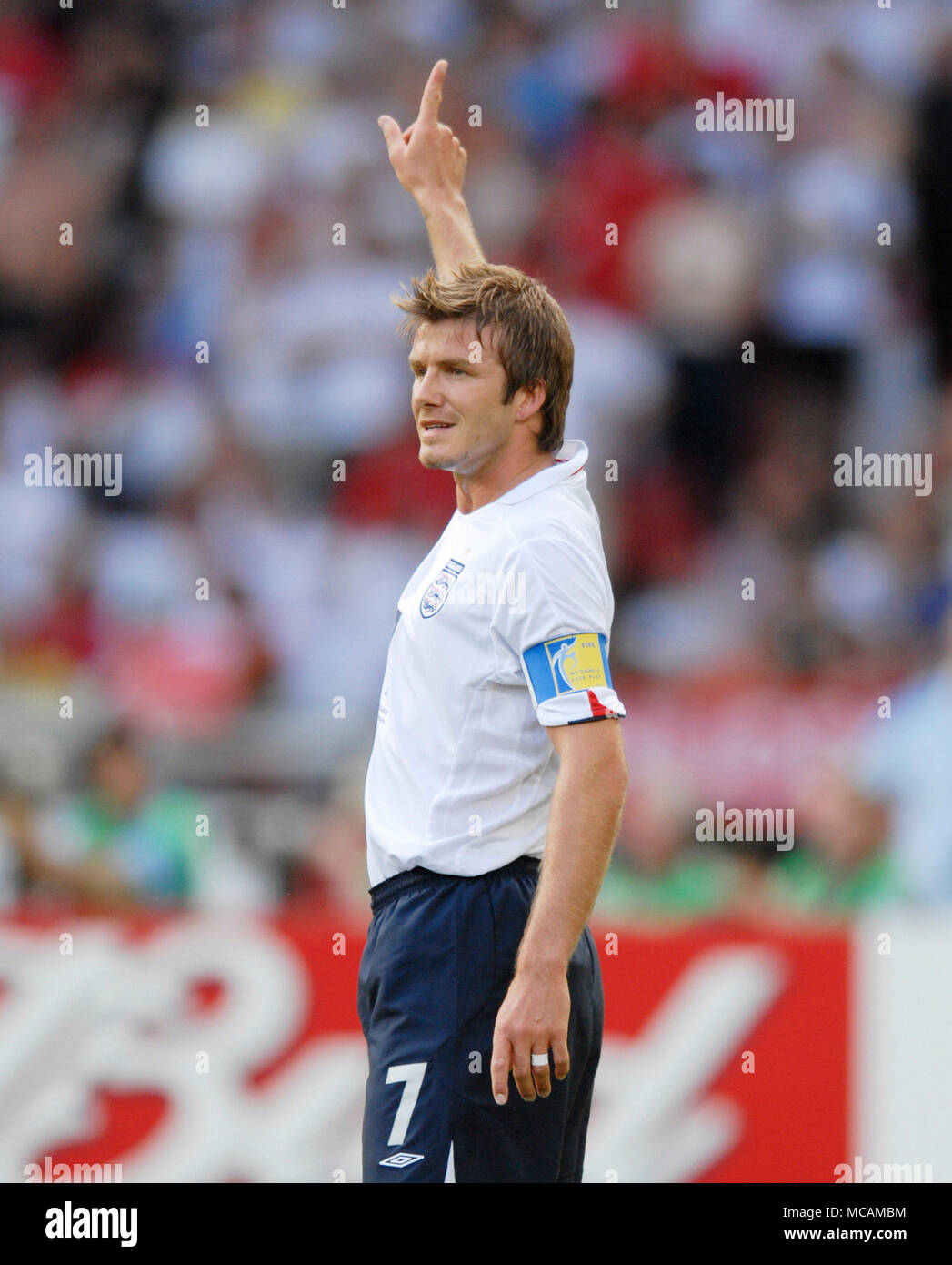 Autocollant David Beckham Angleterre – Coupe Du Monde 2006 – Navarrete N°073