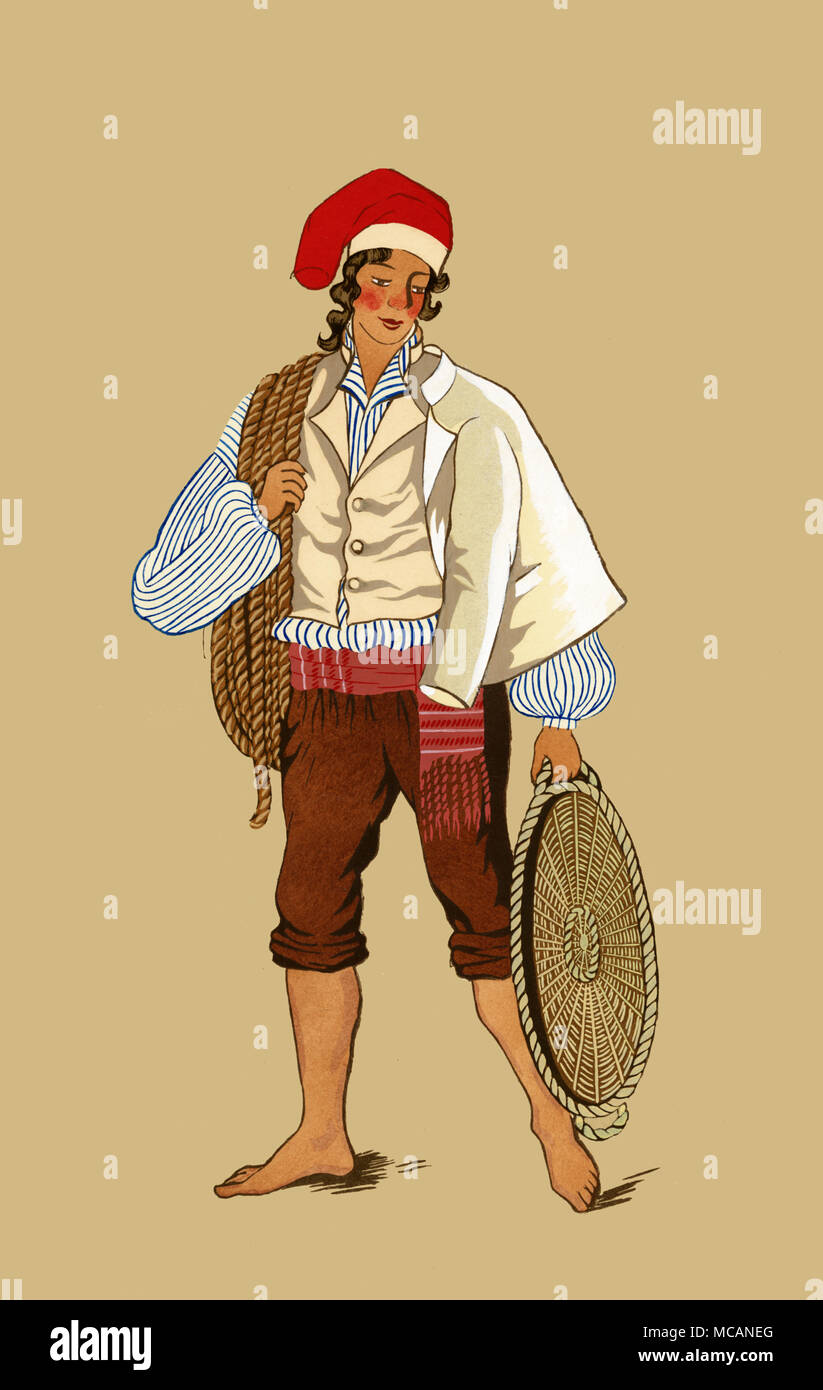 la provence -pecheur marseillais Stock Photo - Alamy