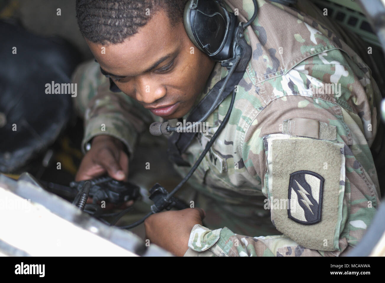 Staff Sgt. Brandon D. Rogers, a signal support systems specialist with