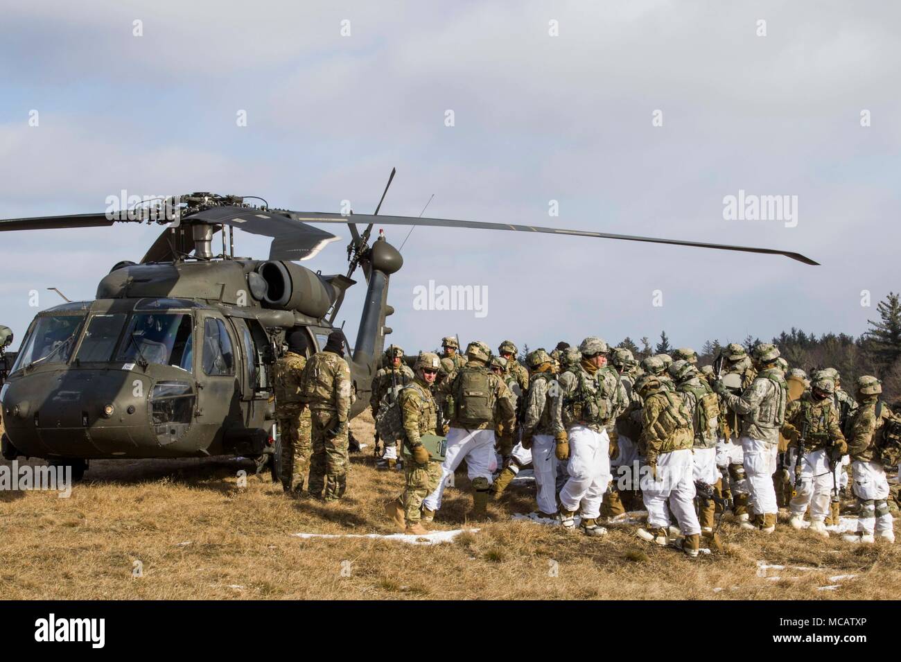 Aviators from C Company, 2-10 Assault Helicopter Battalion,10th Combat ...