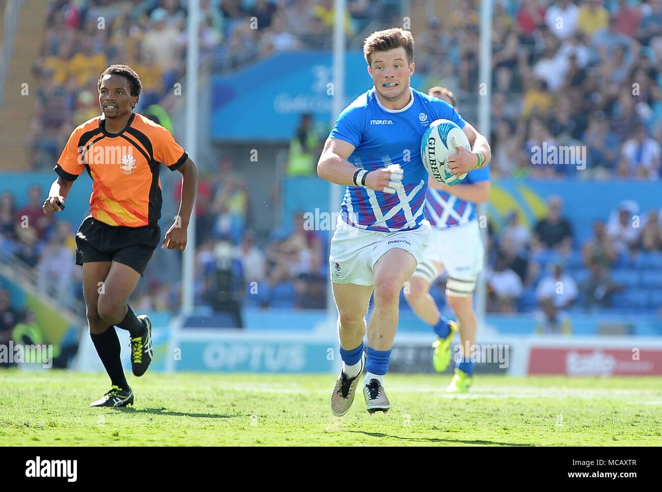 Queensland, Australia . 15th April, 2018. Horne (SCO). Rugby 7s