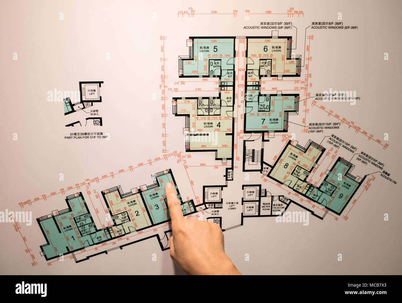 Applicant studies how the desired apartment building will be structured