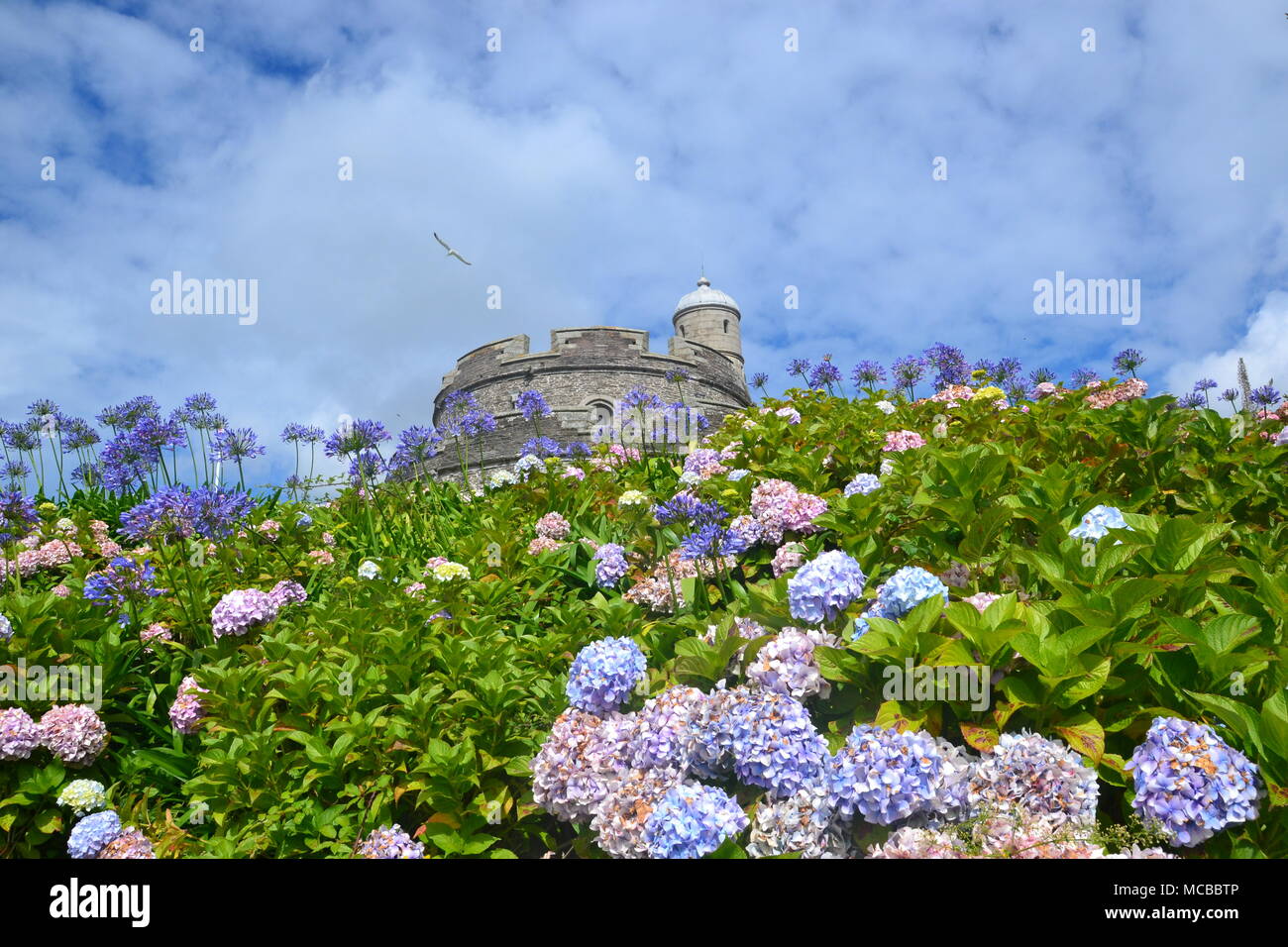 St Mawes Castle, Cornwall, England, UK Stock Photo