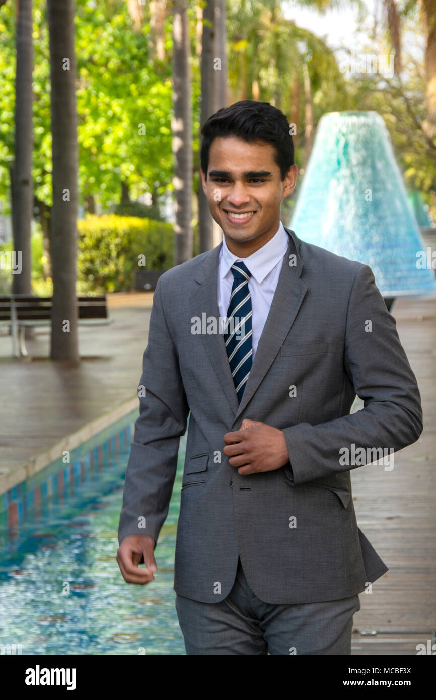 Business man with suit in outdoor ambient Stock Photo - Alamy