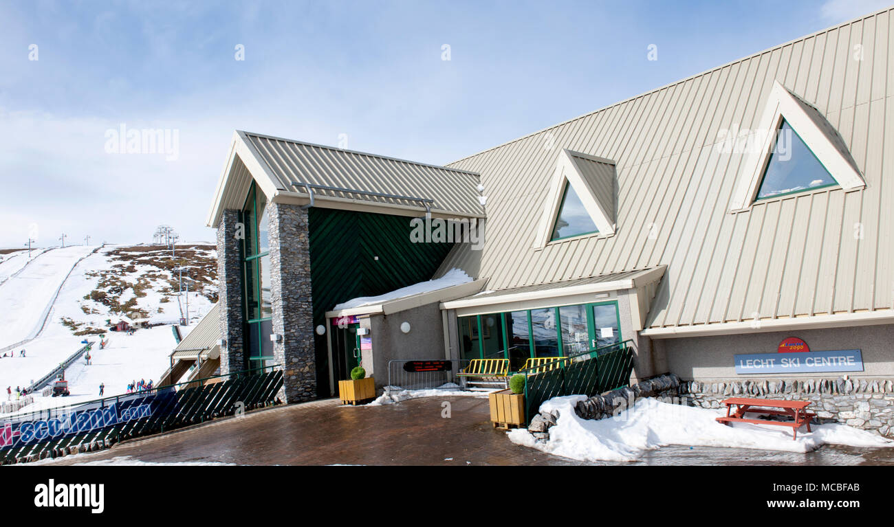 Lecht Ski Centre, Moray, Scotland, UK. Stock Photo