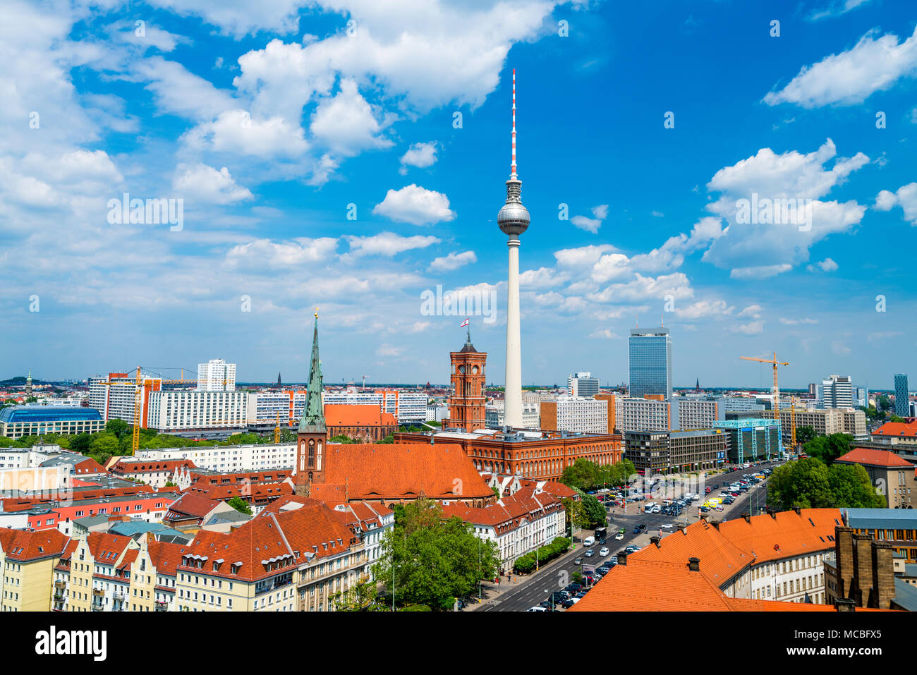 Berlin, capital of Germany Stock Photo