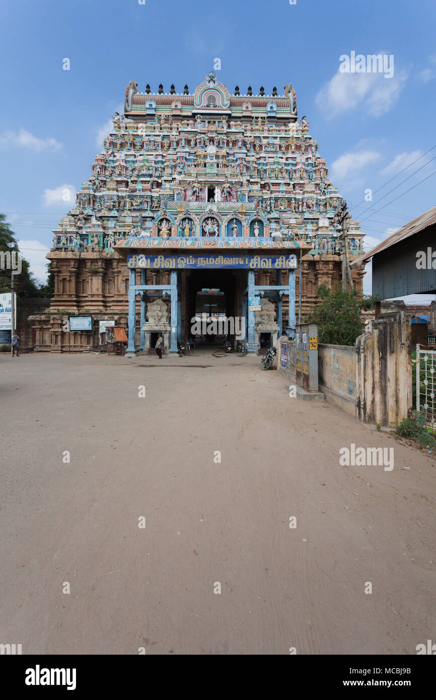 Asia, India, Tamil Nadu, Tirubuvanam, Kampaheswarar Temple Stock Photo ...