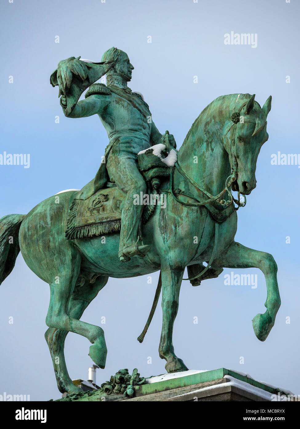 Denkmal Guillaume II auf Place Guillaume II, LuxemburgCity, Luxemburg