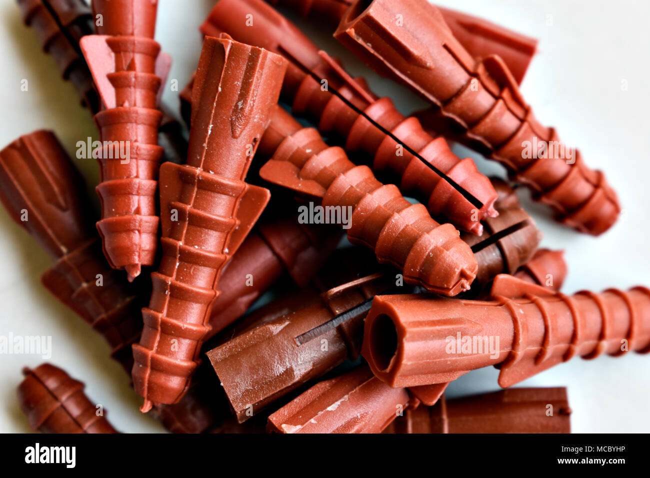 Lot of Dowel and screw on white Royalty Free Stock Image Stock Photo Alamy