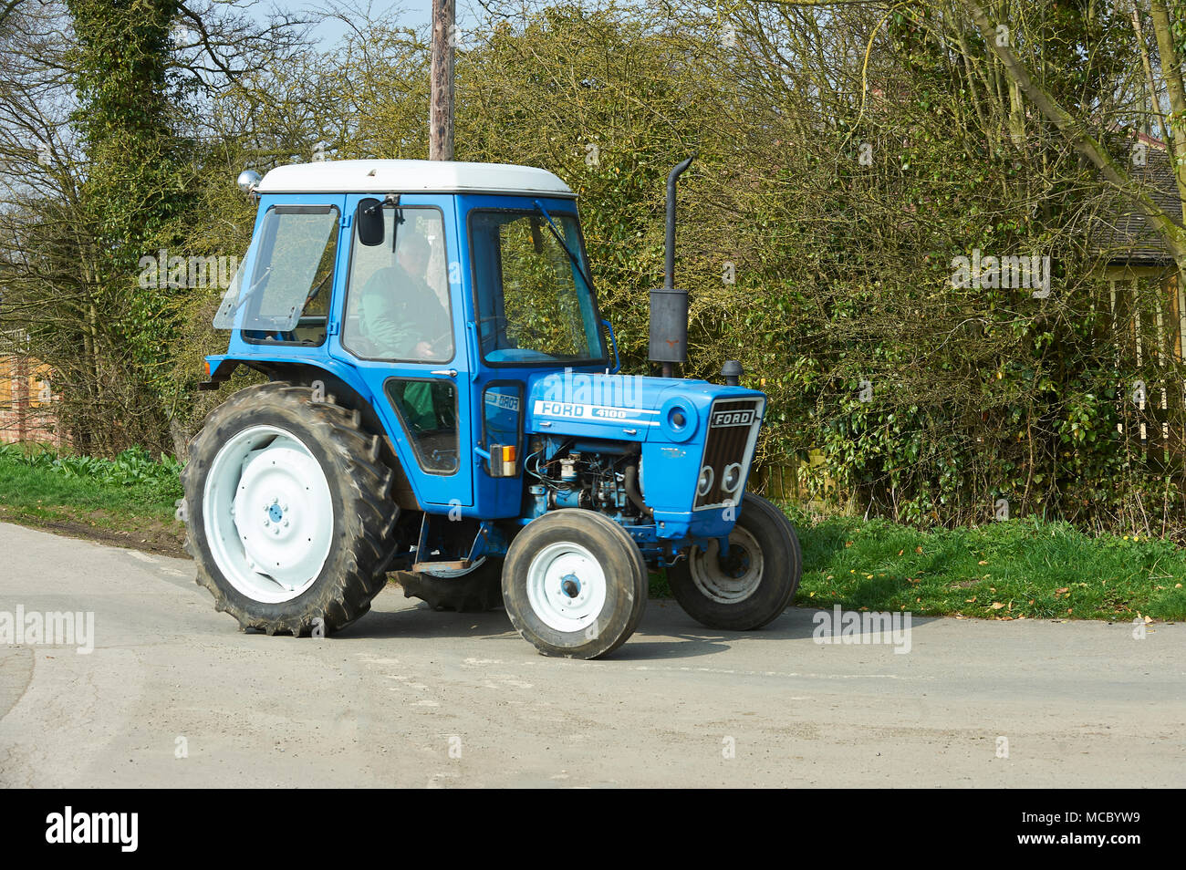 Old and Vintage Tractors on a Rally in the East Yorkshire Wolds
