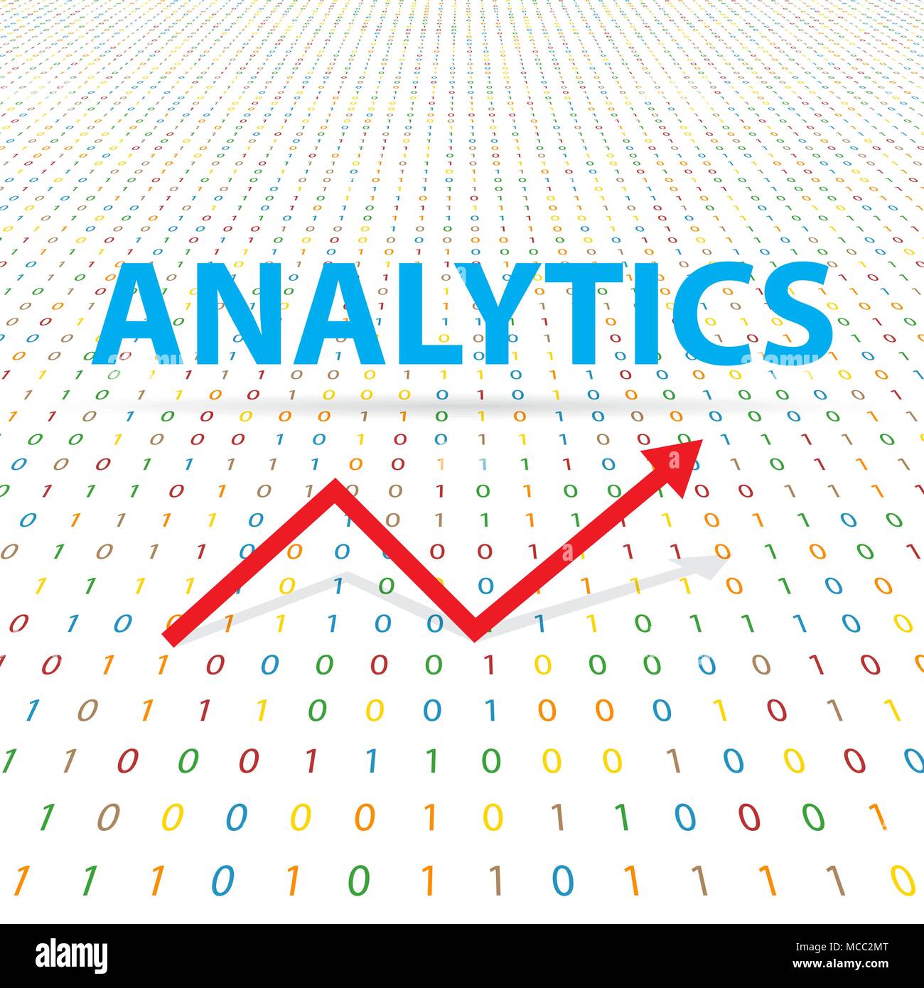Analytics in digital cybernetic space. Vector illustration . Stock Vector