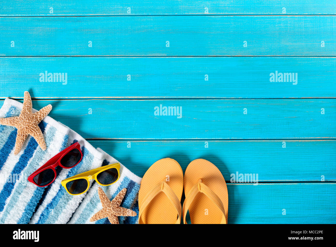 summer beach flip flops