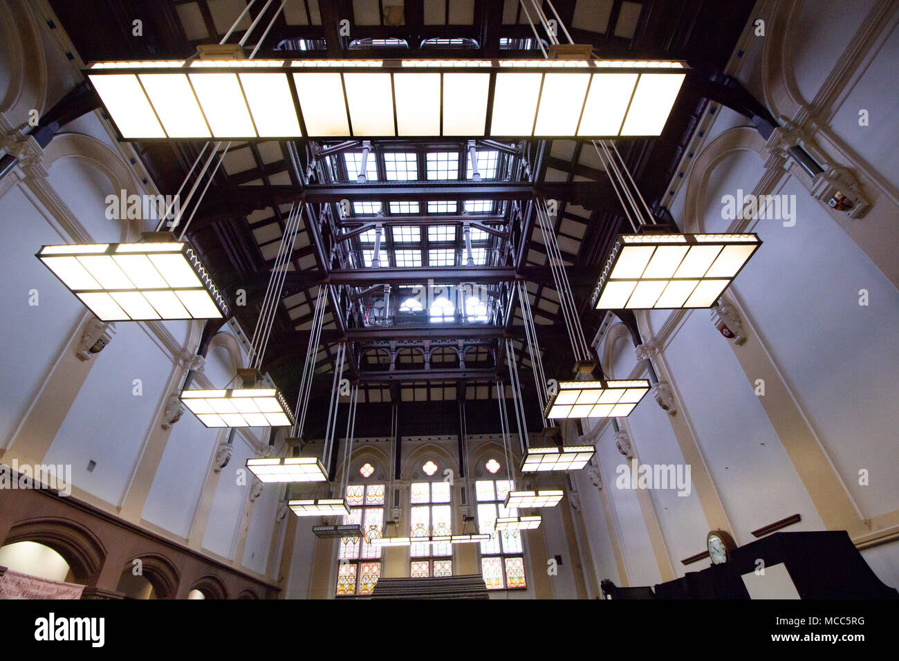 The interior (former banking Hall) of 31 Granby Street, Leicester. Designed by architect Joseph