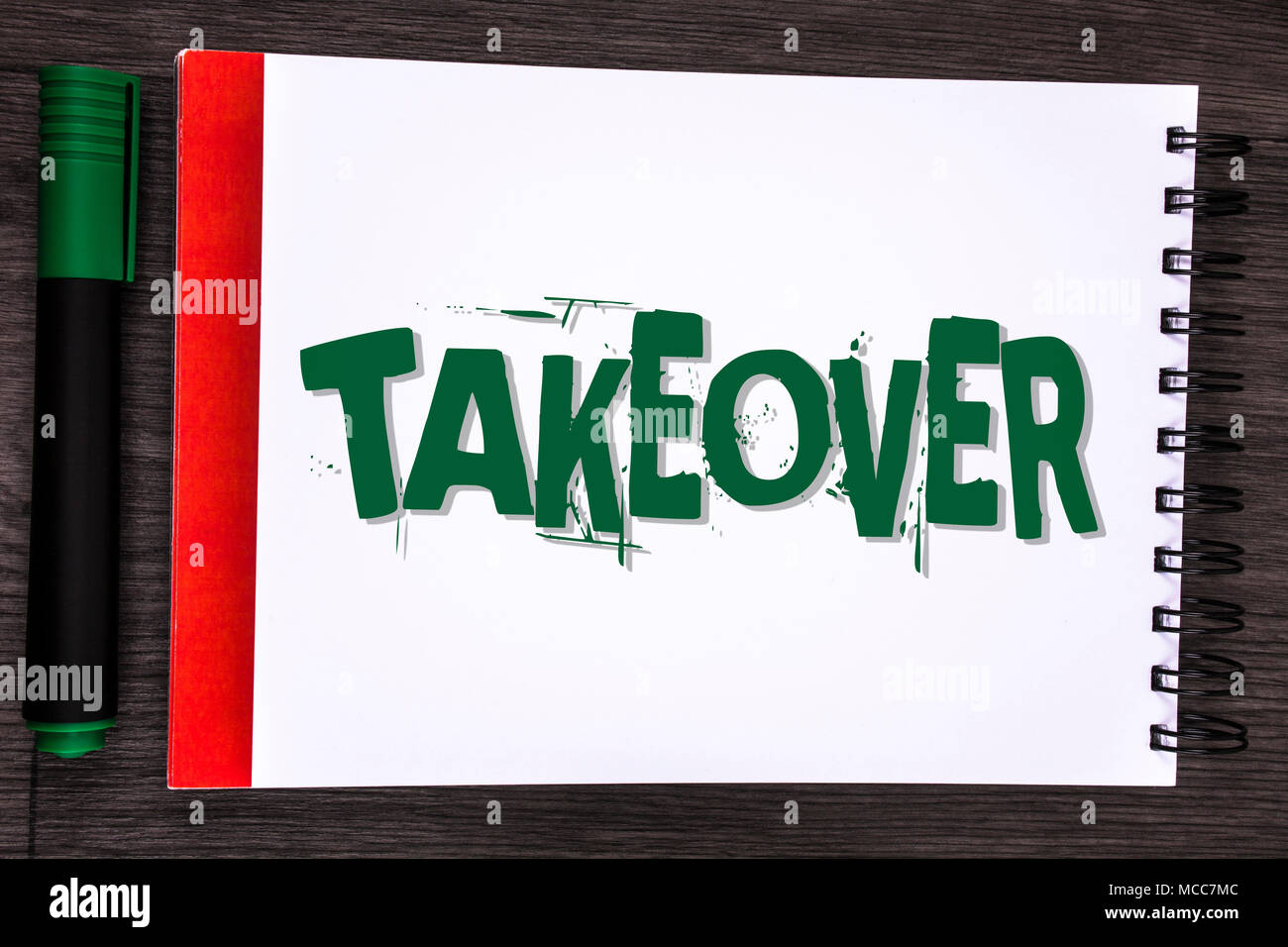 Writing note showing Takeover. Business photo showcasing Assuming ...