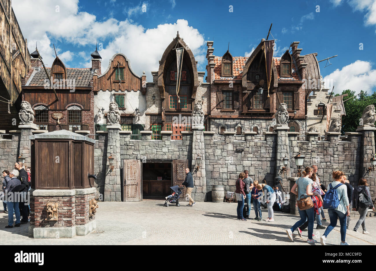 Kaatsheuvel, Netherlands, August 19 , 2017 The exit of the water