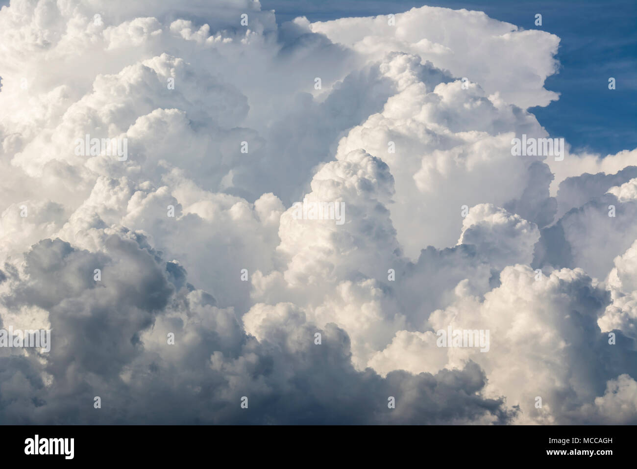 Clouds storm, cumulonimbus clouds, Rapid vertical growth mature ...