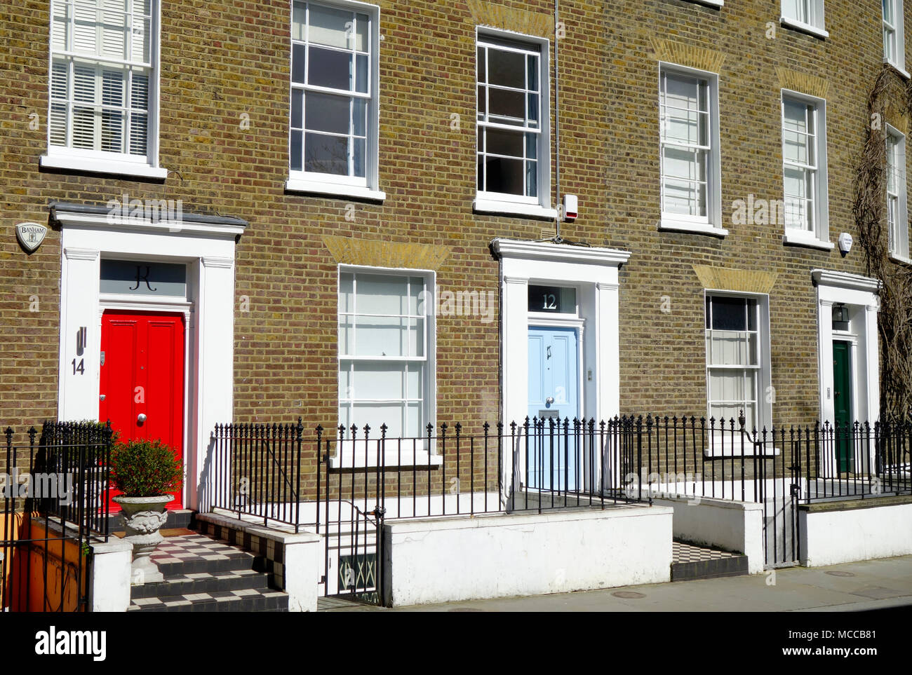 Colourful Houses in Notting Hill, London, UK Stock Photo Alamy