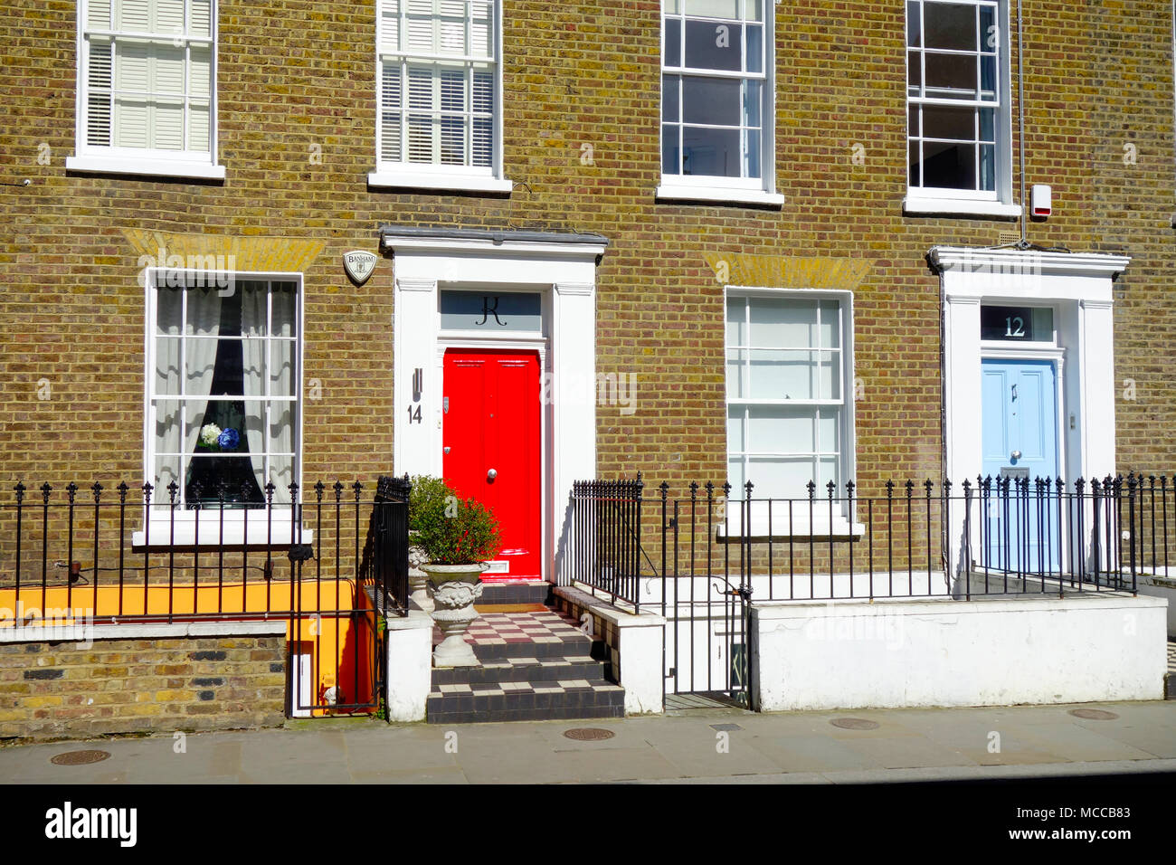 Colourful Houses in Notting Hill, London, UK Stock Photo Alamy