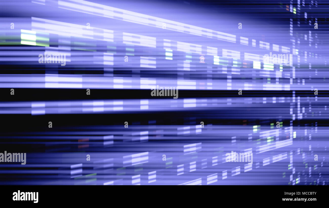Data glitch random digital signal malfunction. High resolution illustration 11099 from a series of abstract futuristic technology. Stock Photo