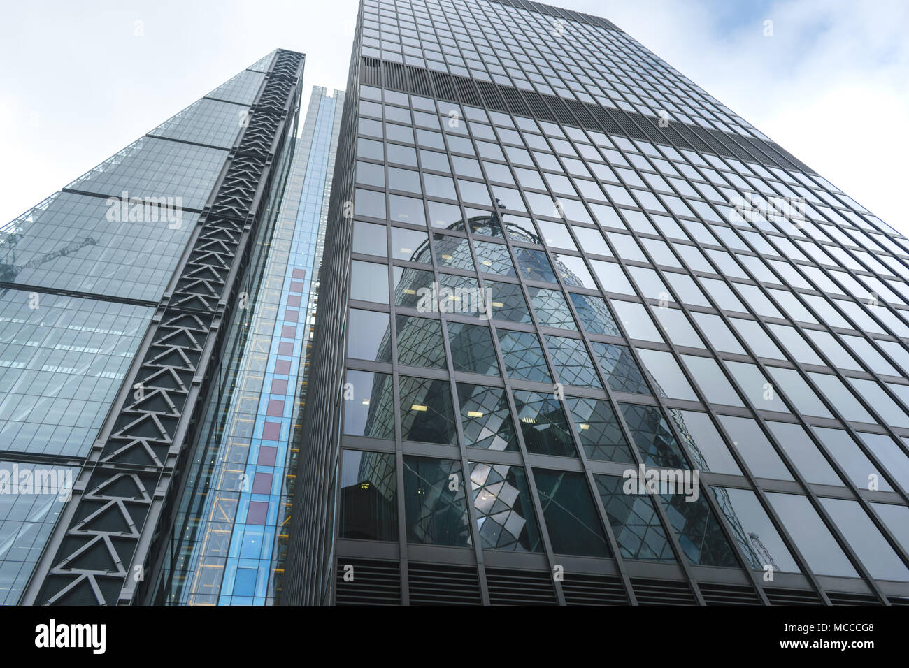 An old and modern architecture in London Stock Photo - Alamy