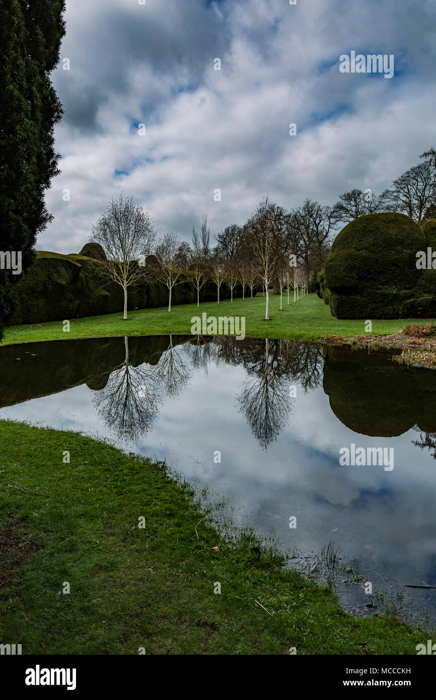 Doddington Place Gardens Stock Photo