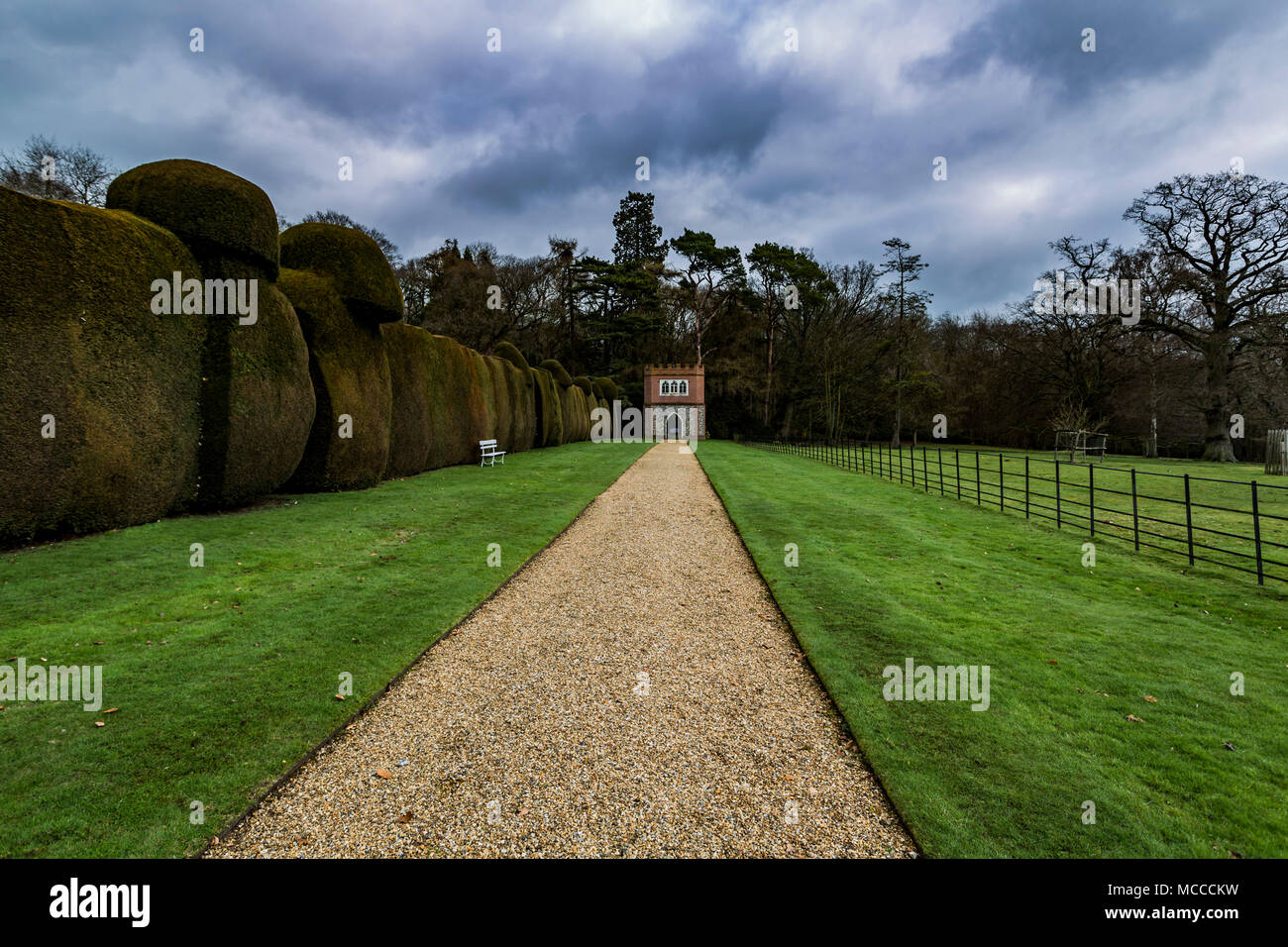 Doddington Place Gardens Stock Photo