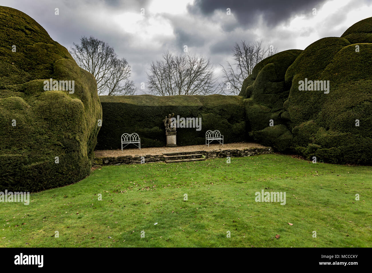 Doddington Place Gardens Stock Photo