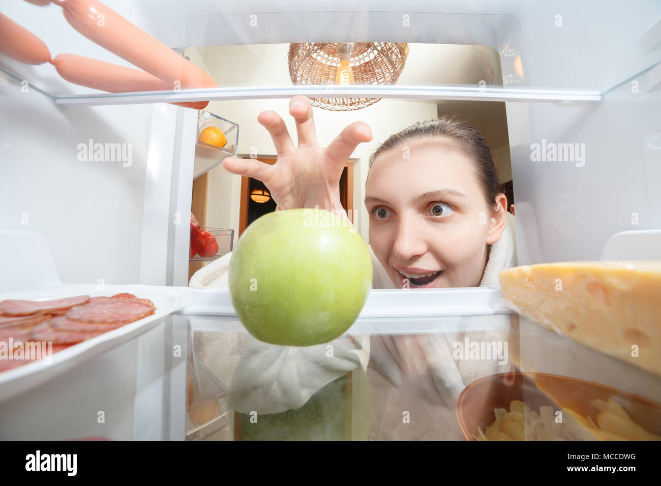 Apple refrigerator hires stock photography and images Alamy