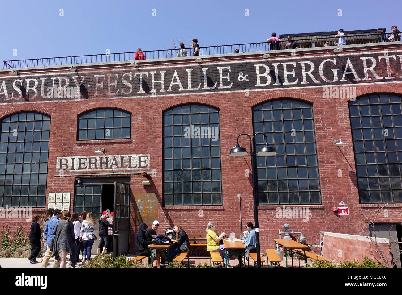 Asbury Festhalle And Biergarten In Asbury Park Nj Stock Photo