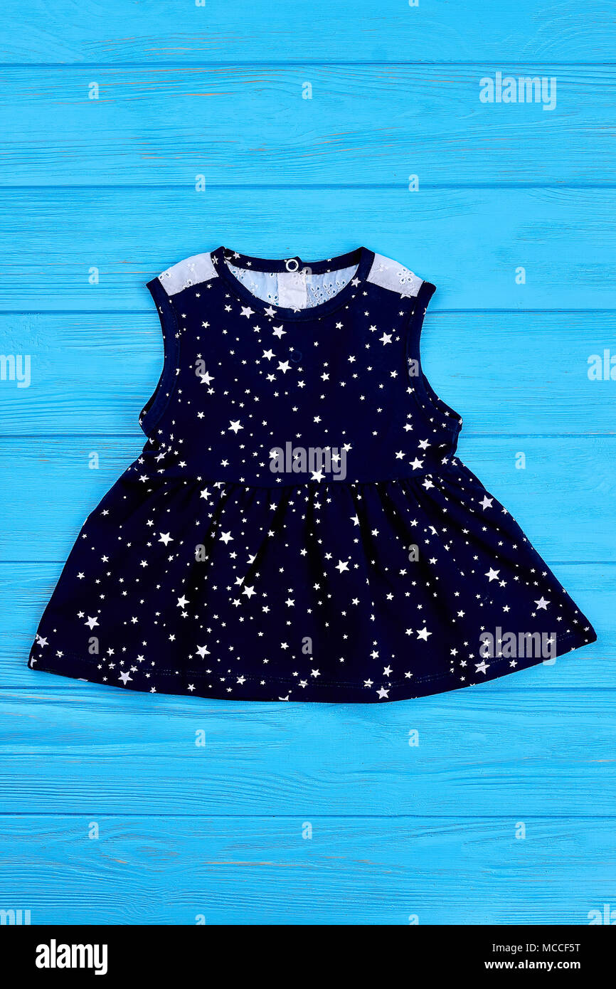 dark blue dress with stars