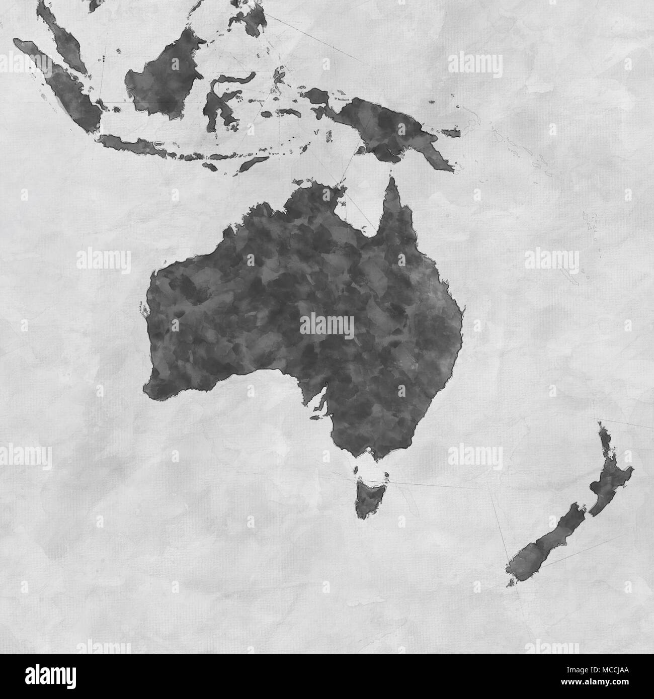 Australia map Black and White Stock Photos & Images - Alamy