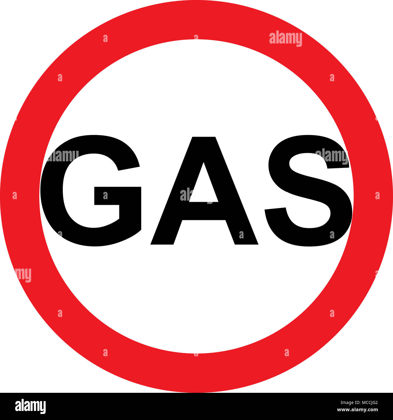 No gas allowed sign Stock Photo Alamy