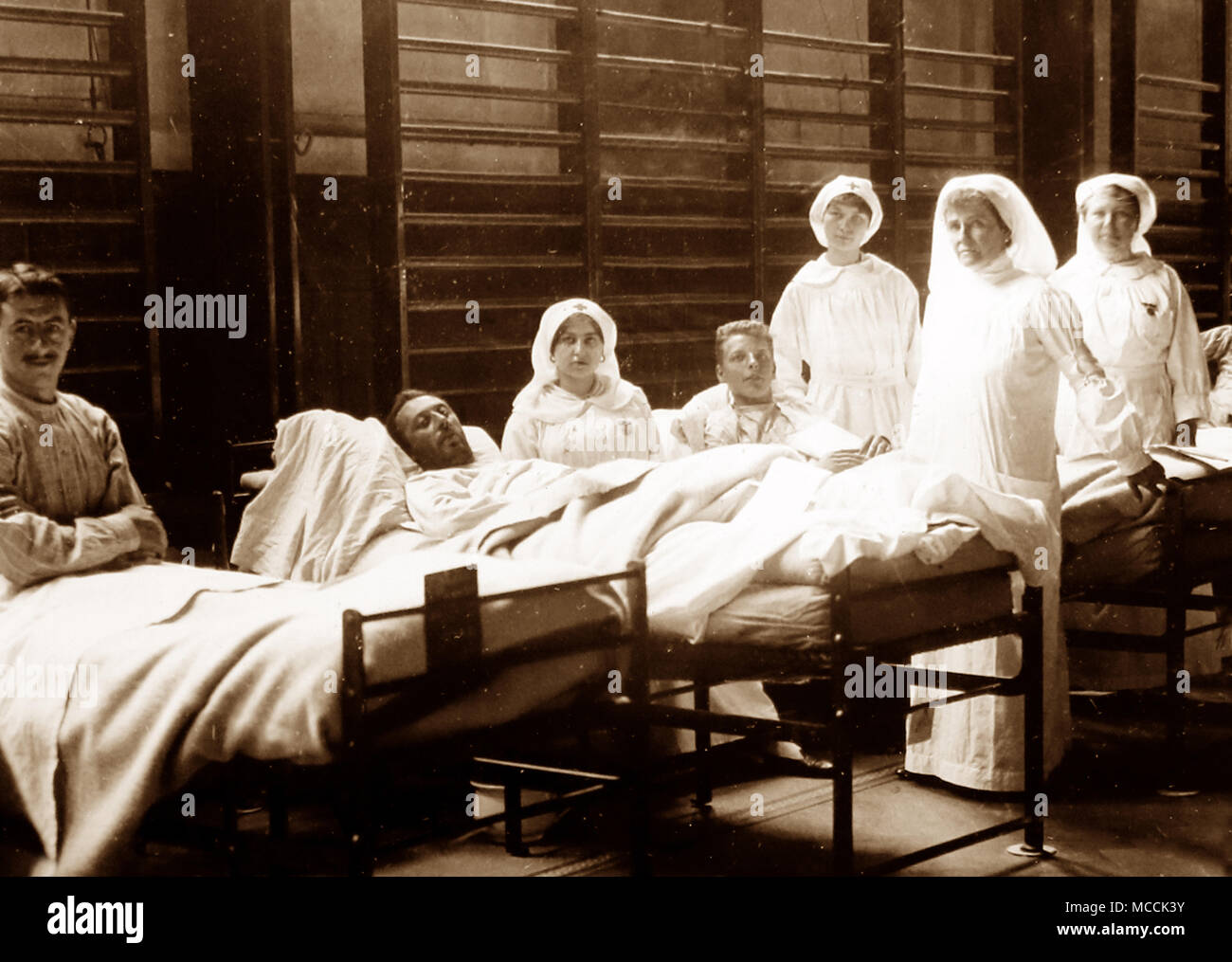 A Military hospital in Antwerp, Belgium during WW1 Stock Photo Alamy