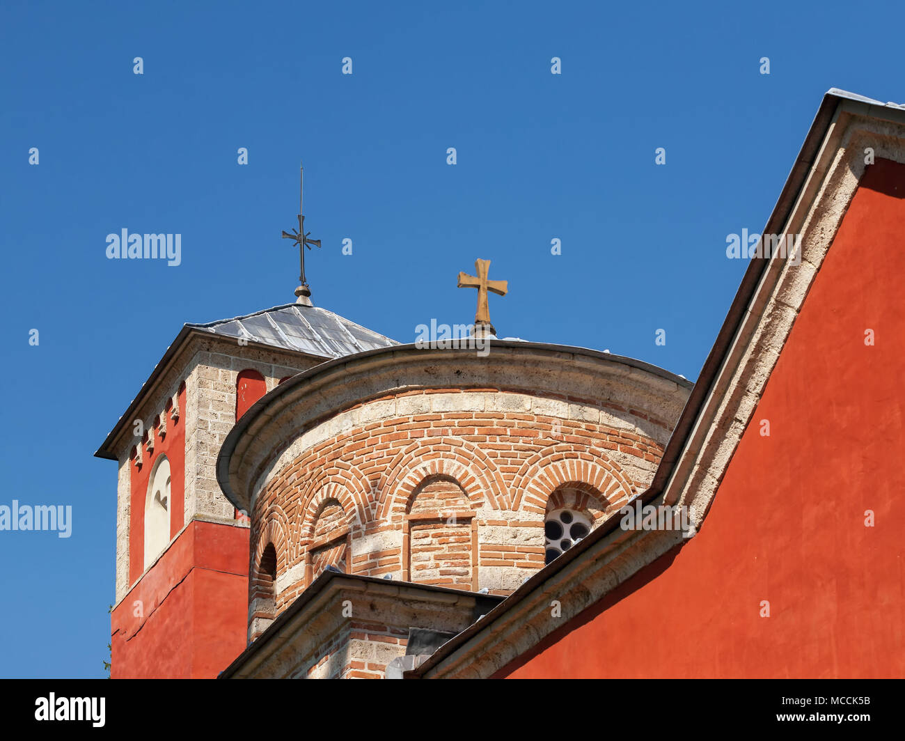 Ortodox monastery of Zica, near Kraljevo town, Serbia Stock Photo