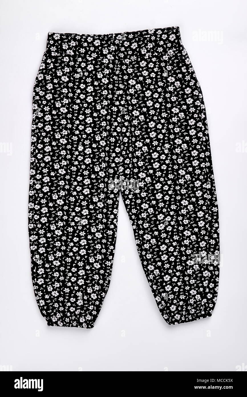 Printed leggings for kids turned over 