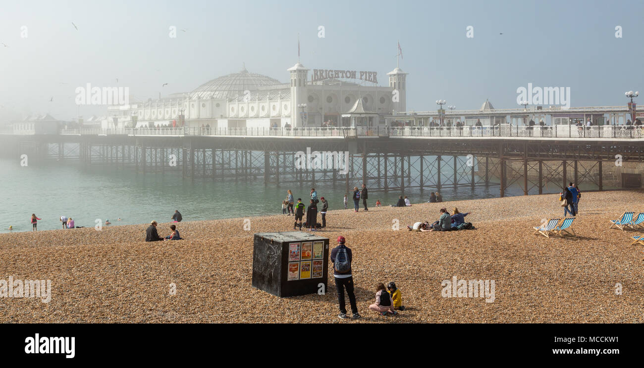 Brighton Marathon Weekend 14th April 2018 Stock Photo