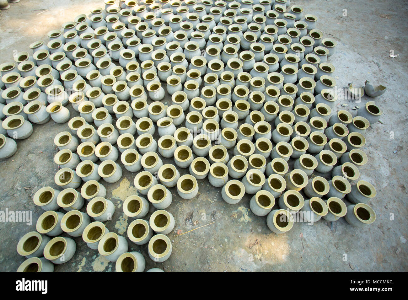 Pottery is a skilled activity whereby different materials such as earth